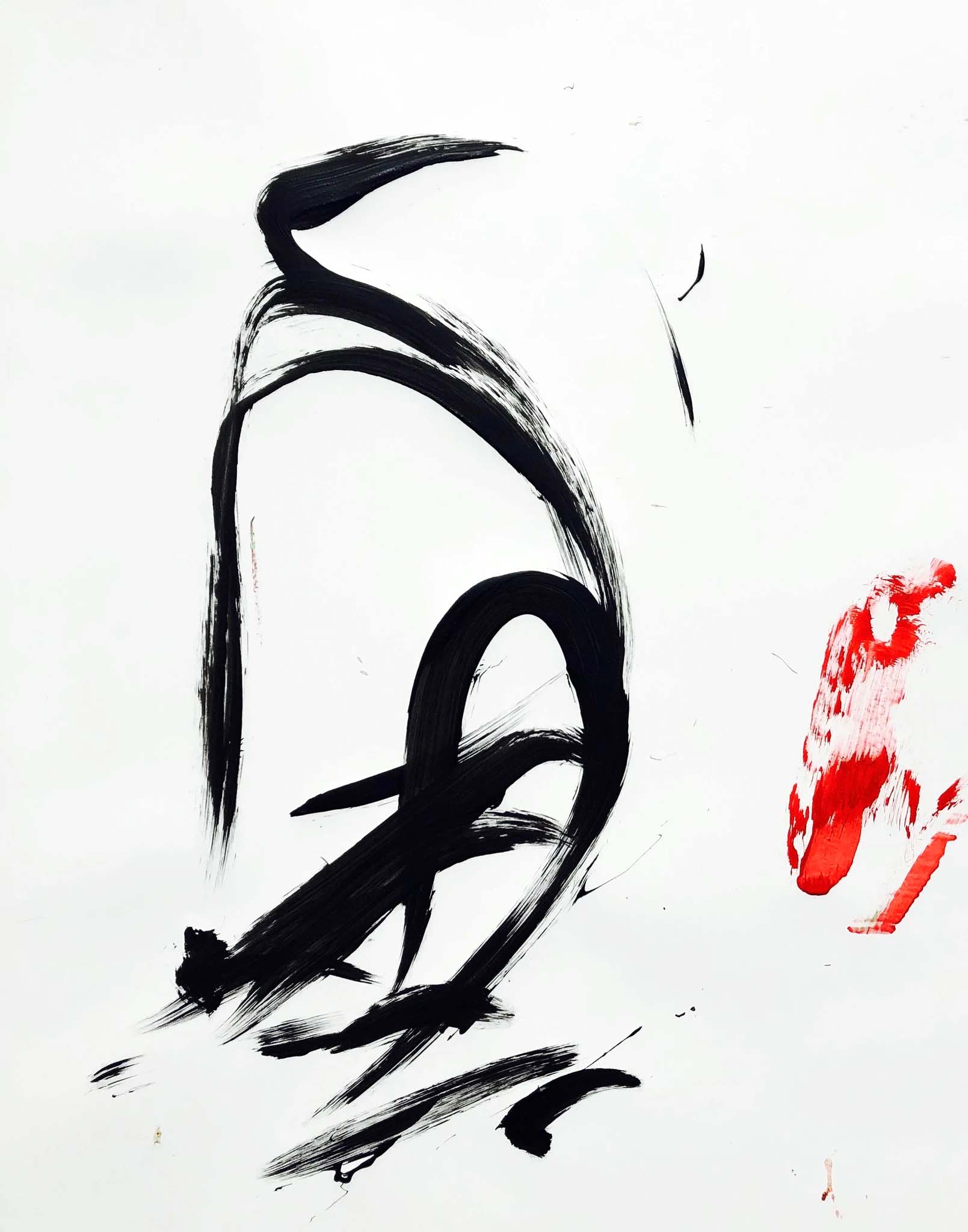 painting by pigcasso: the penguin
